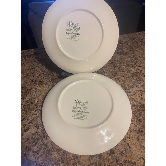 Star Glow MCM Atomic Royal China Plates - Picture 6 of 6